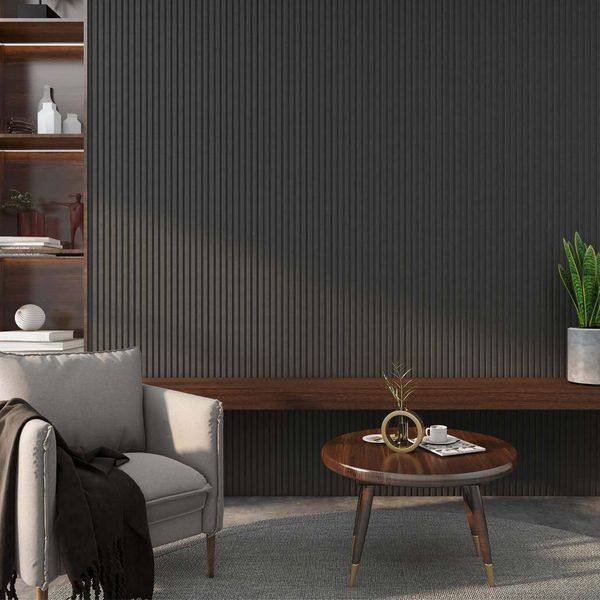 Noir Black Acoustic Wood Panel