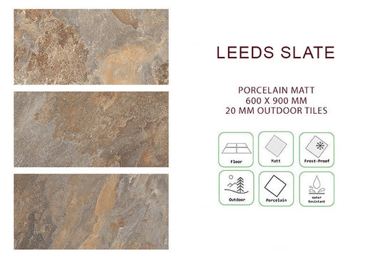 Leeds Slate 600x900x20mm (Outdoor)