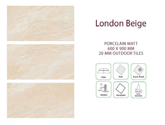 London Beige 600x900x20mm (Outdoor)