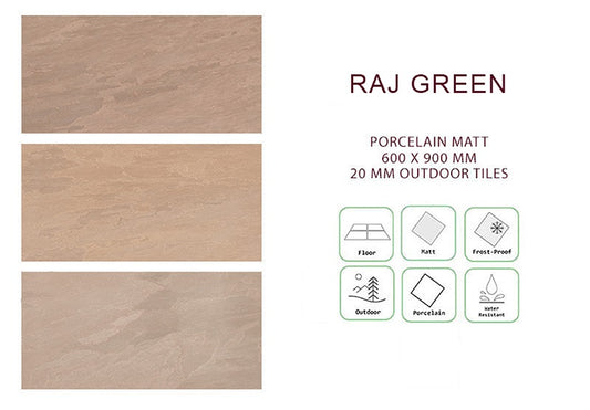 Raj Green 600x900x20mm (Outdoor)