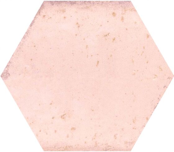 Hope Rose Hexagon Gloss Ceramic Wall 150x173mm