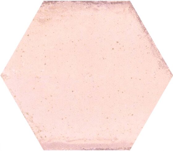 Hope Rose Hexagon Gloss Ceramic Wall 150x173mm