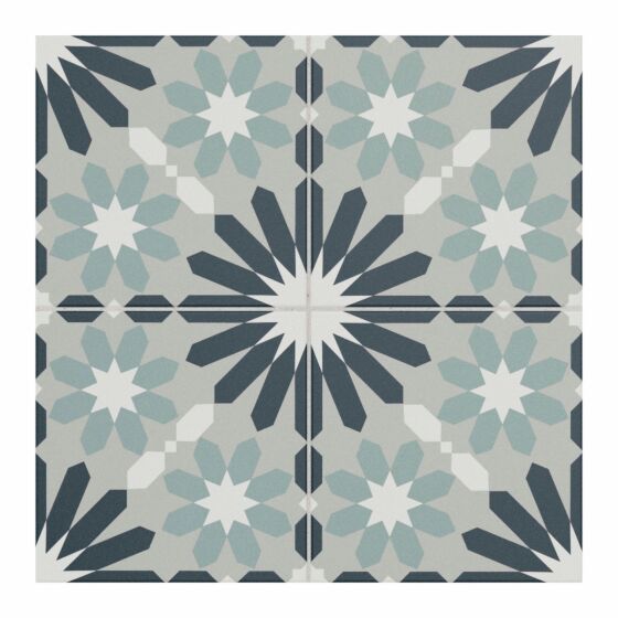 Gaudi Patterned Glazed Ceramic Tile 250x250mm