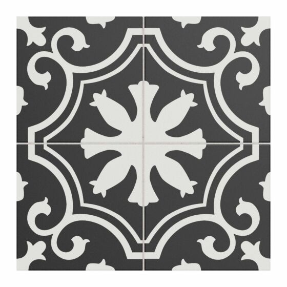 Picasso Patterned Glazed Ceramic Tile 250x250mm