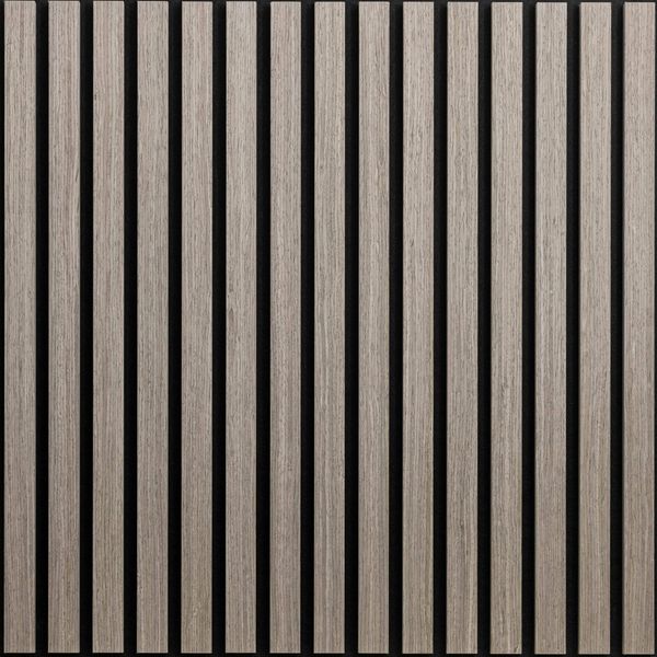 Ash Grey Acoustic Wood Slat Panel