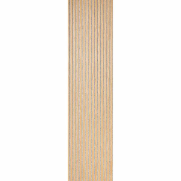 Oak Acoustic Wood Slat Panel (Grey Felt)