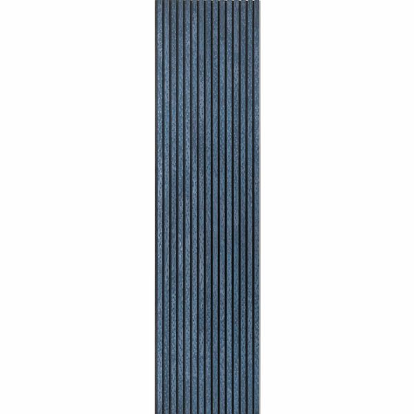 Peacock Blue Acoustic Wood Slat Panel