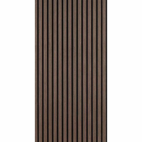 Walnut Brown Acoustic Wood Slat Panel