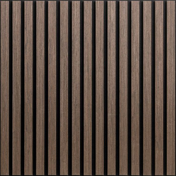 Walnut Brown Acoustic Wood Slat Panel